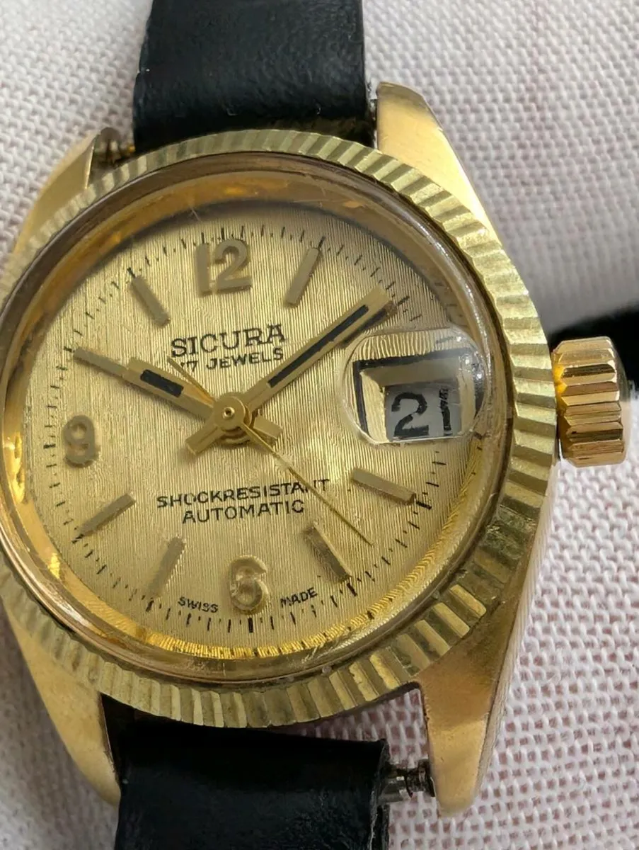 Sicura Bretling vintage ladies automatic watch - Image 1