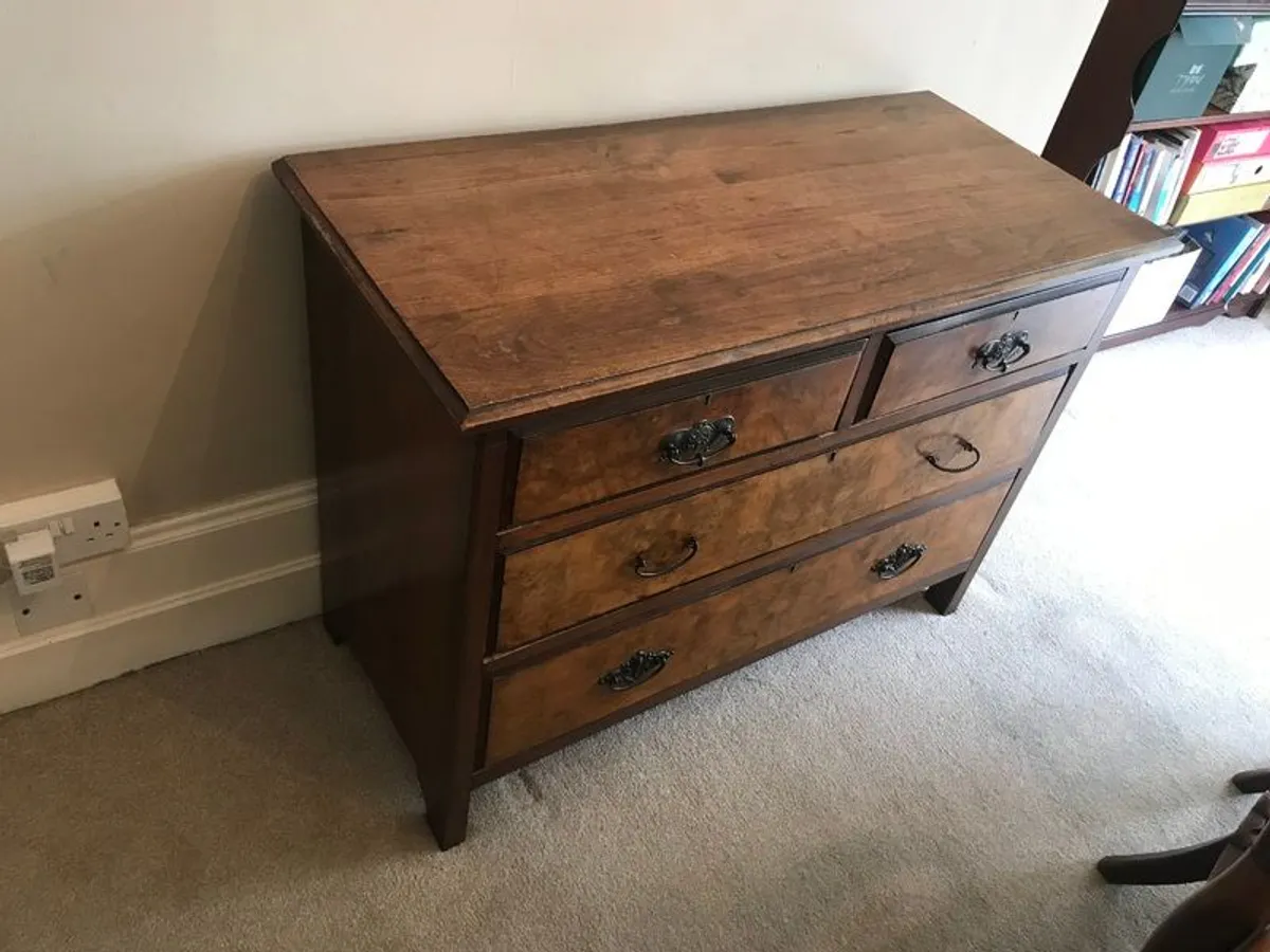 Antique Walnut chest of drawers