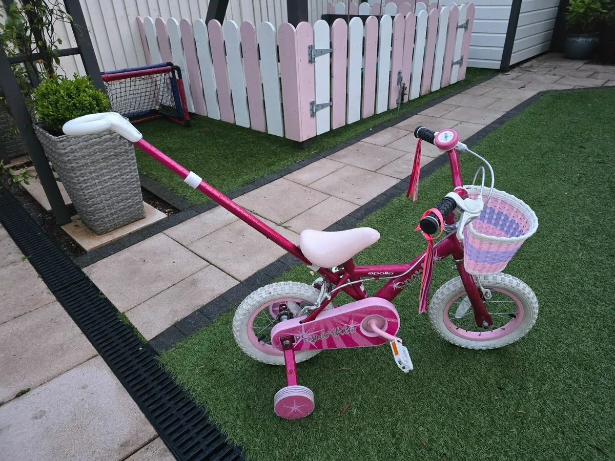 Kids Bike Apollo Sparkle Girl - 12" Wheel - Image 2