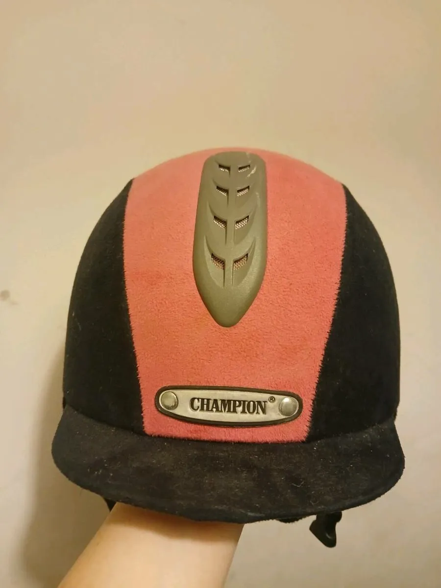 Champion horse riding helmet - Image 1