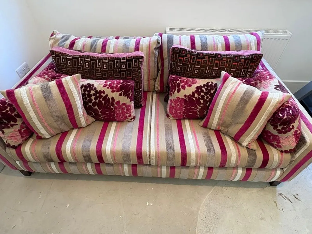 2 large two-seater sofas - Image 3