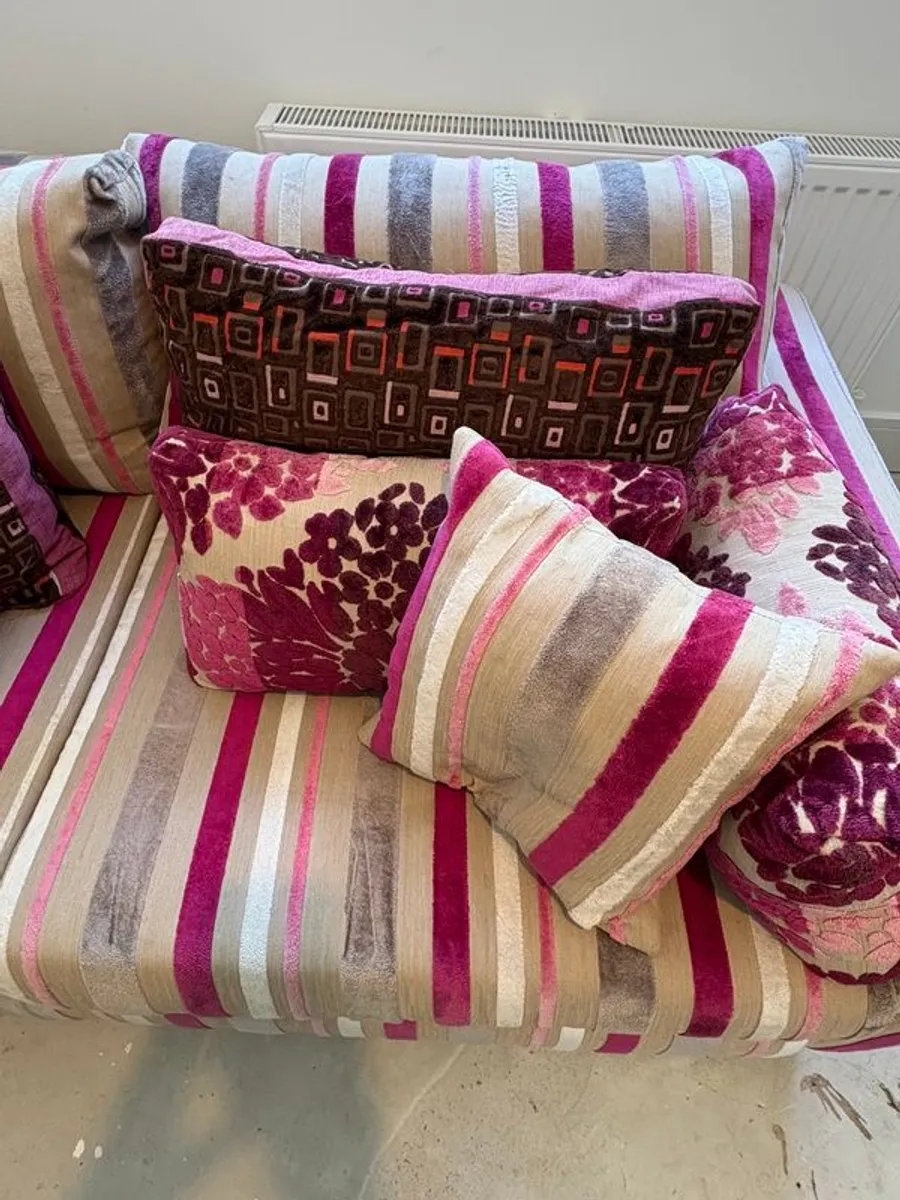 2 large two-seater sofas - Image 4