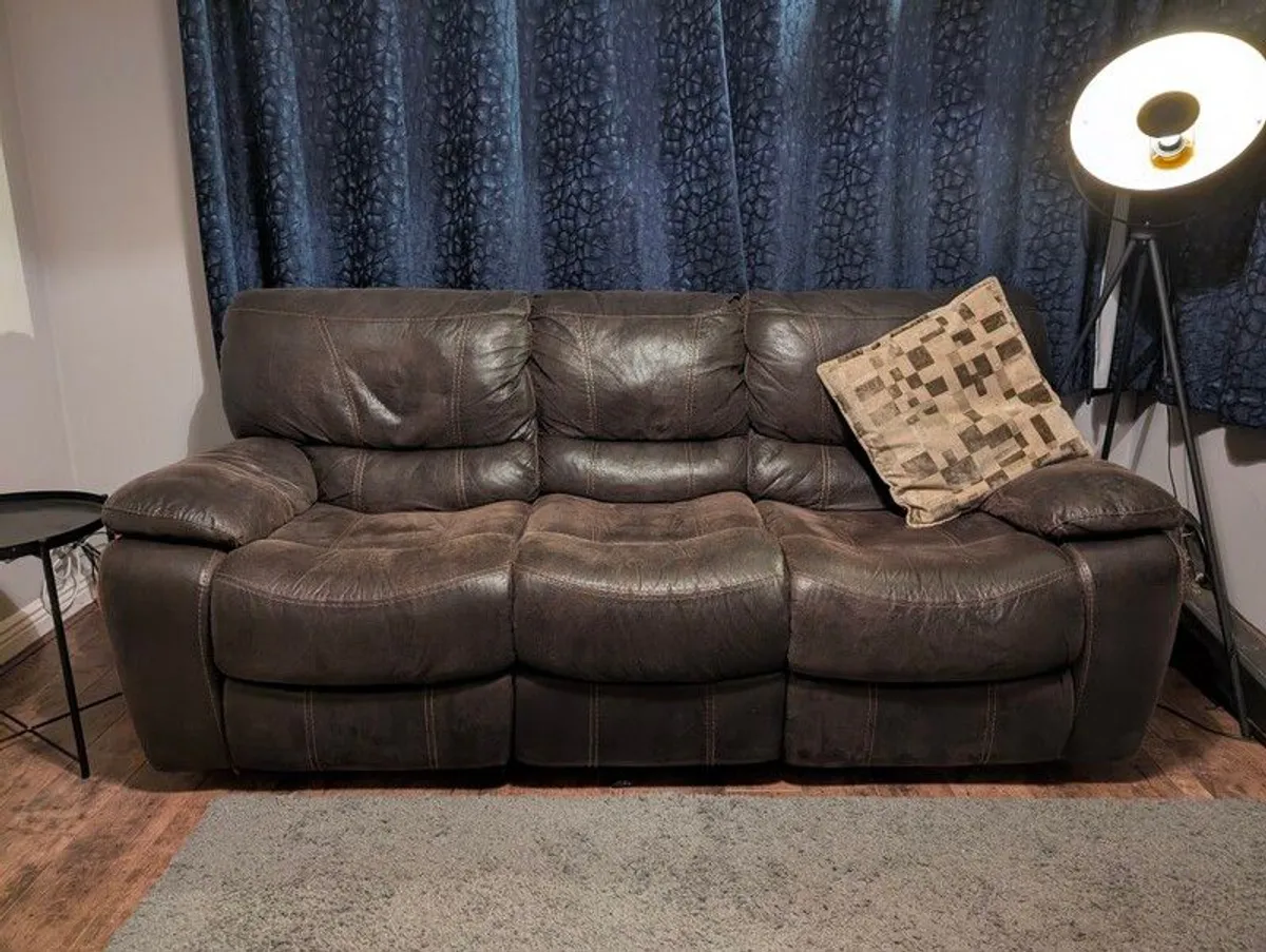 3-seater recliner sofa - Image 1