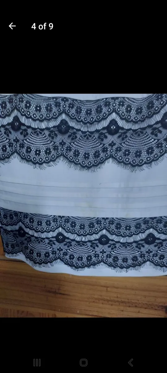 Jax black and white lace dress (free postage) - Image 3