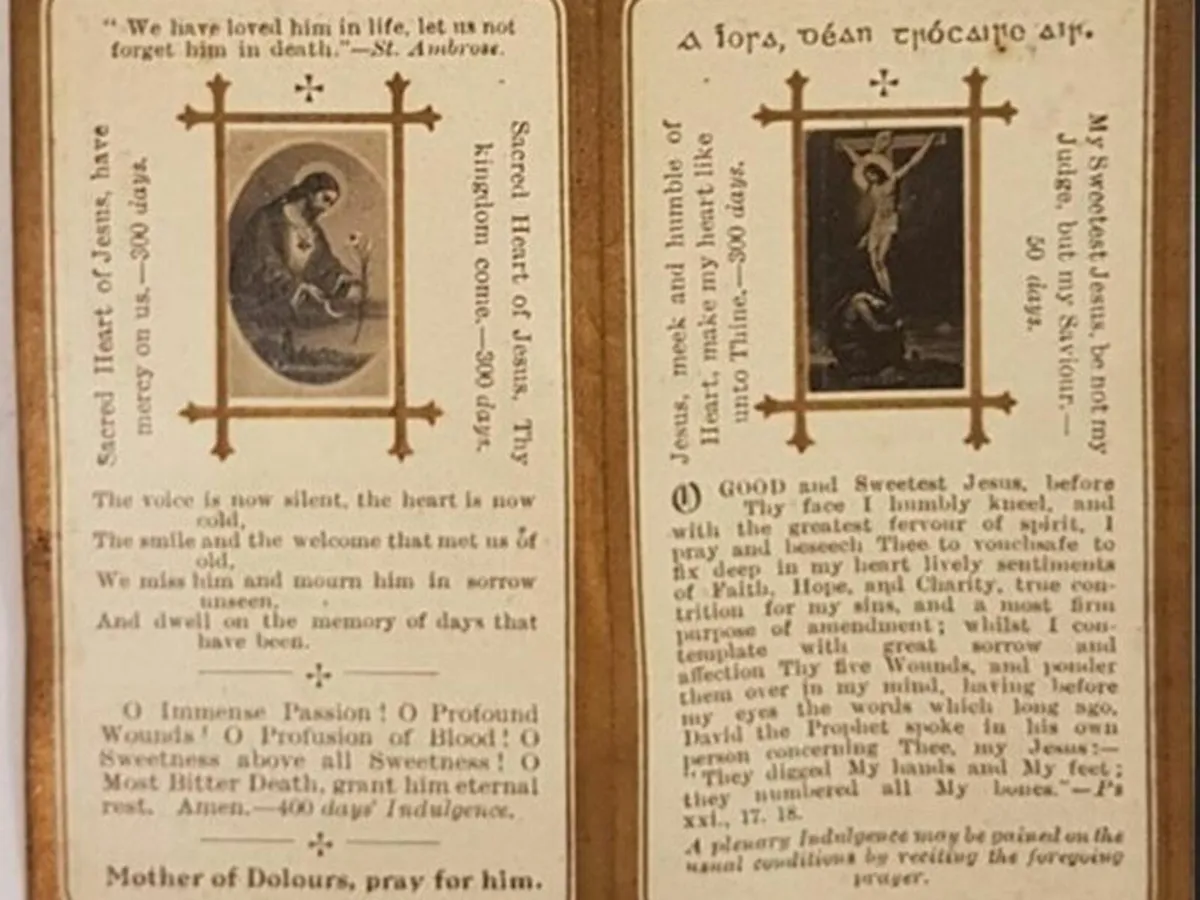 Harry Boland Memorial Card - Image 2
