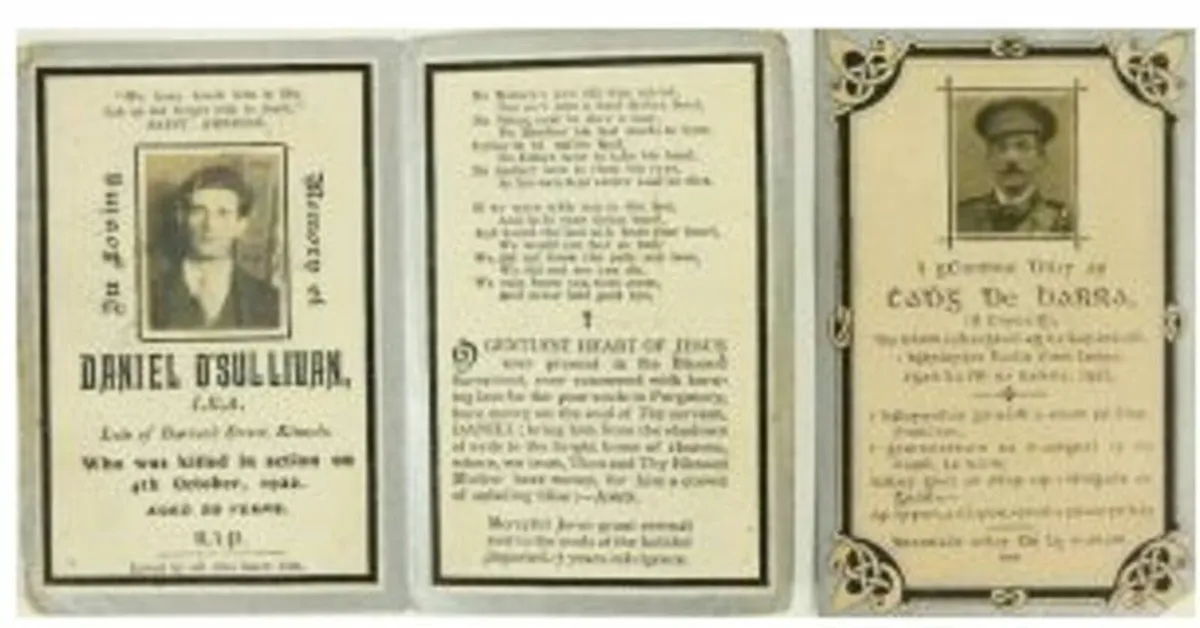 Cork IRA Memorial Card