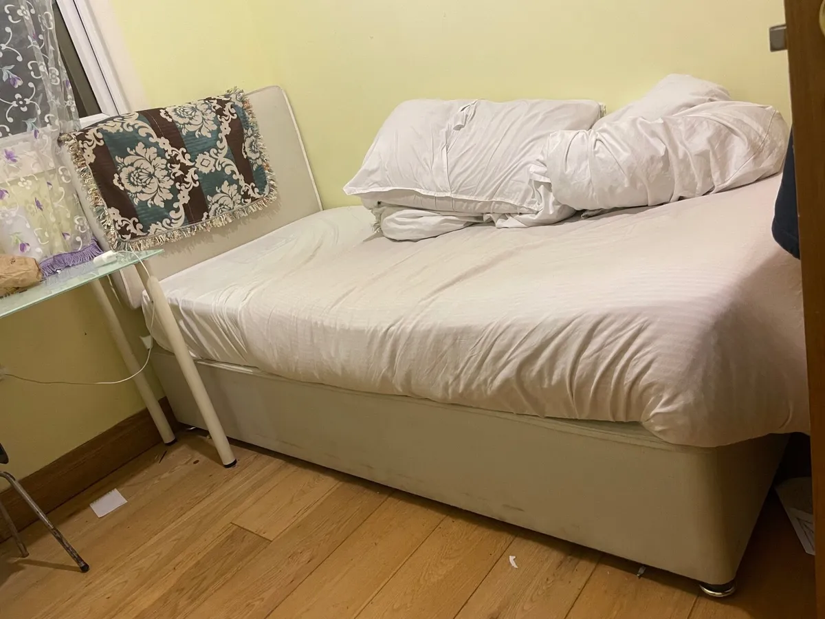 Single Bed frame with mattress