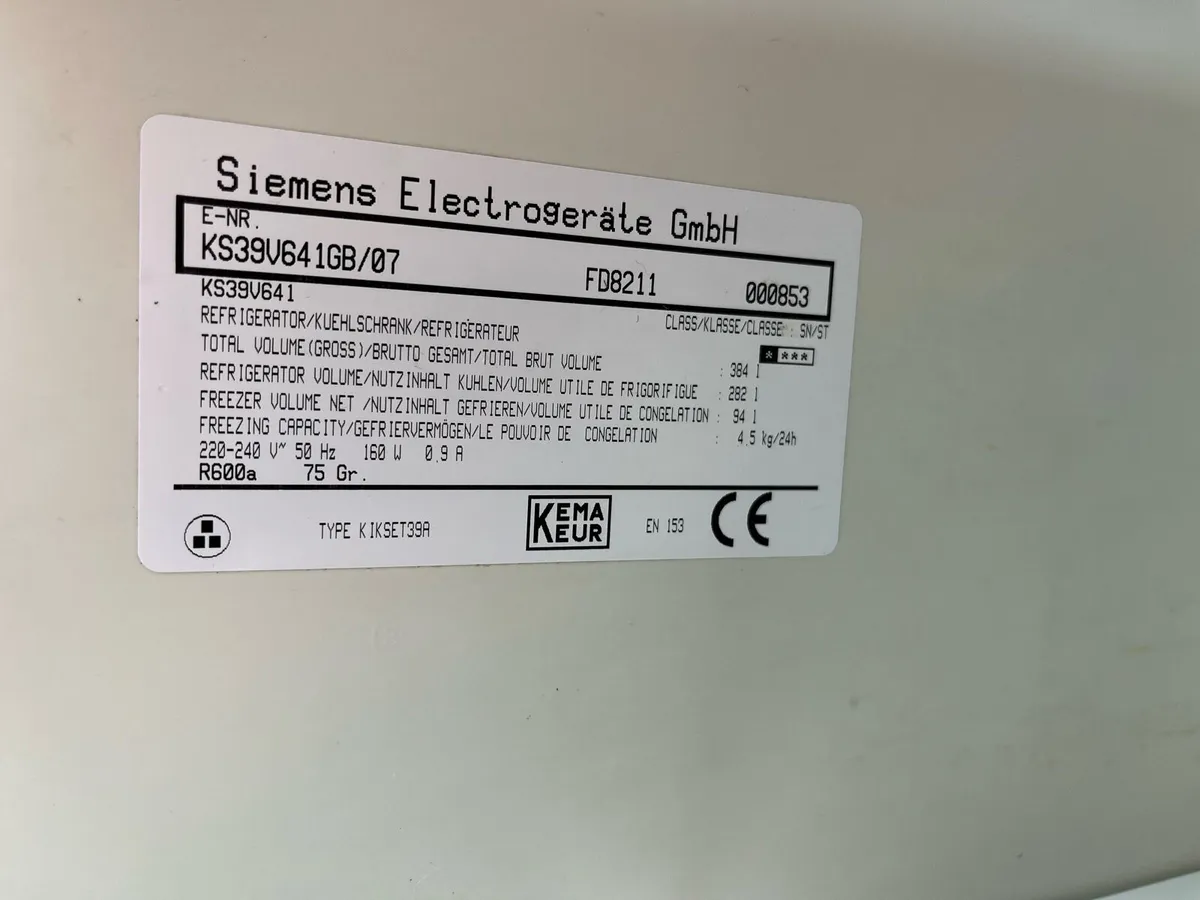 Siemens Fridge Freezer - Image 4