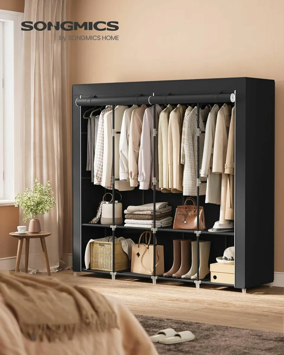 Clothes Wardrobe, Portable Closet Organiser - Image 3