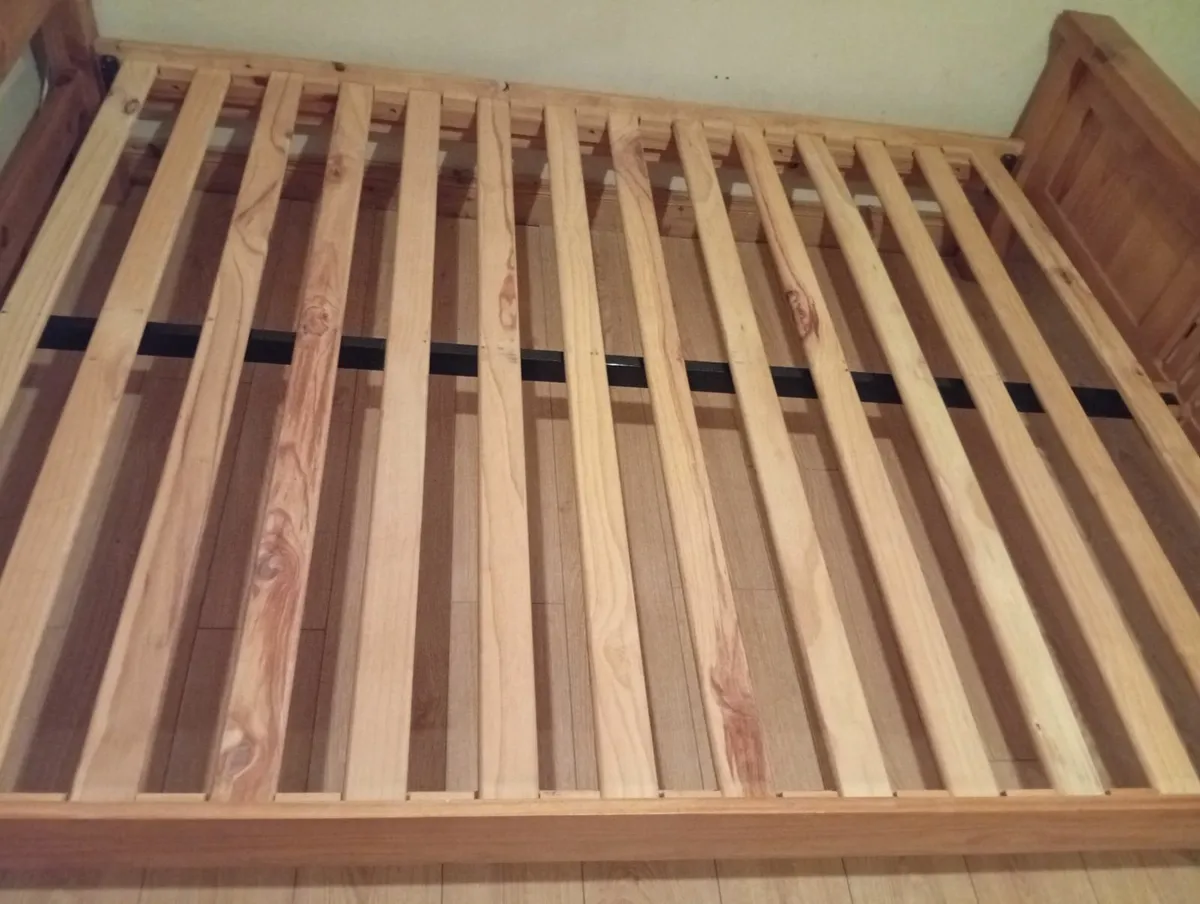 Pine Quality Sturdy King size bed frame - Image 4