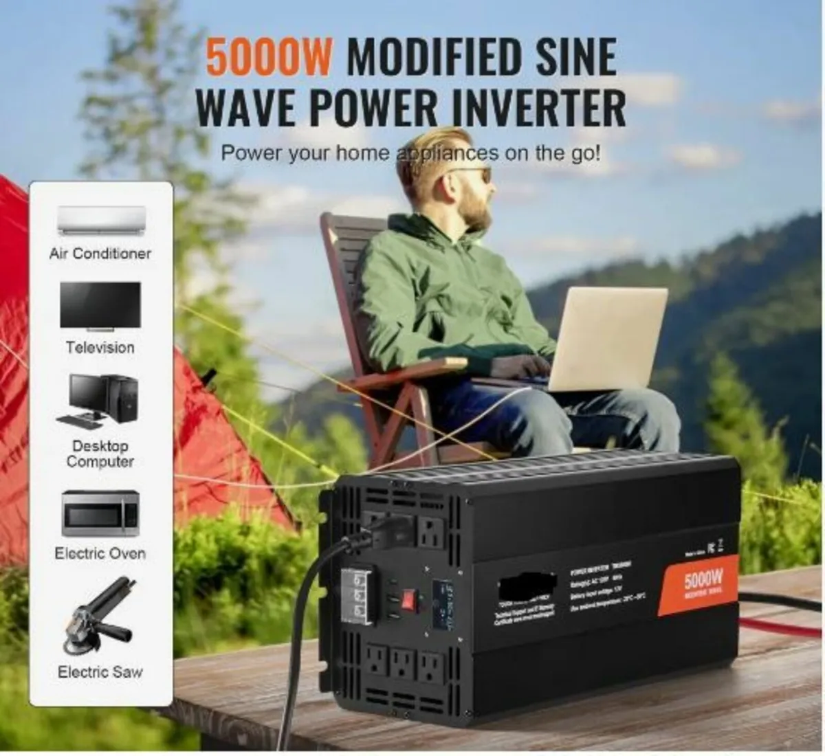 Modified Sine Wave Power Inverter 5000W - Image 3