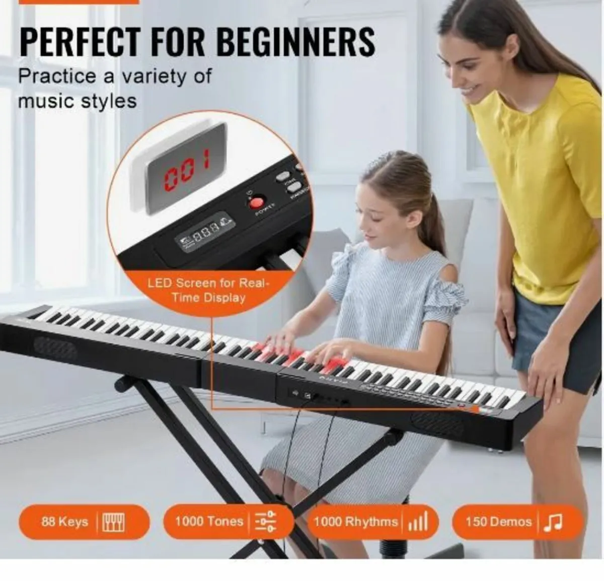 88 Key Digital Piano Keyboard - Image 3