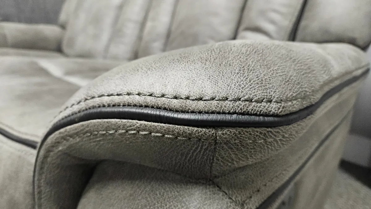 NEW Living Room Sofa - Arizona in Grey Finish - Image 1