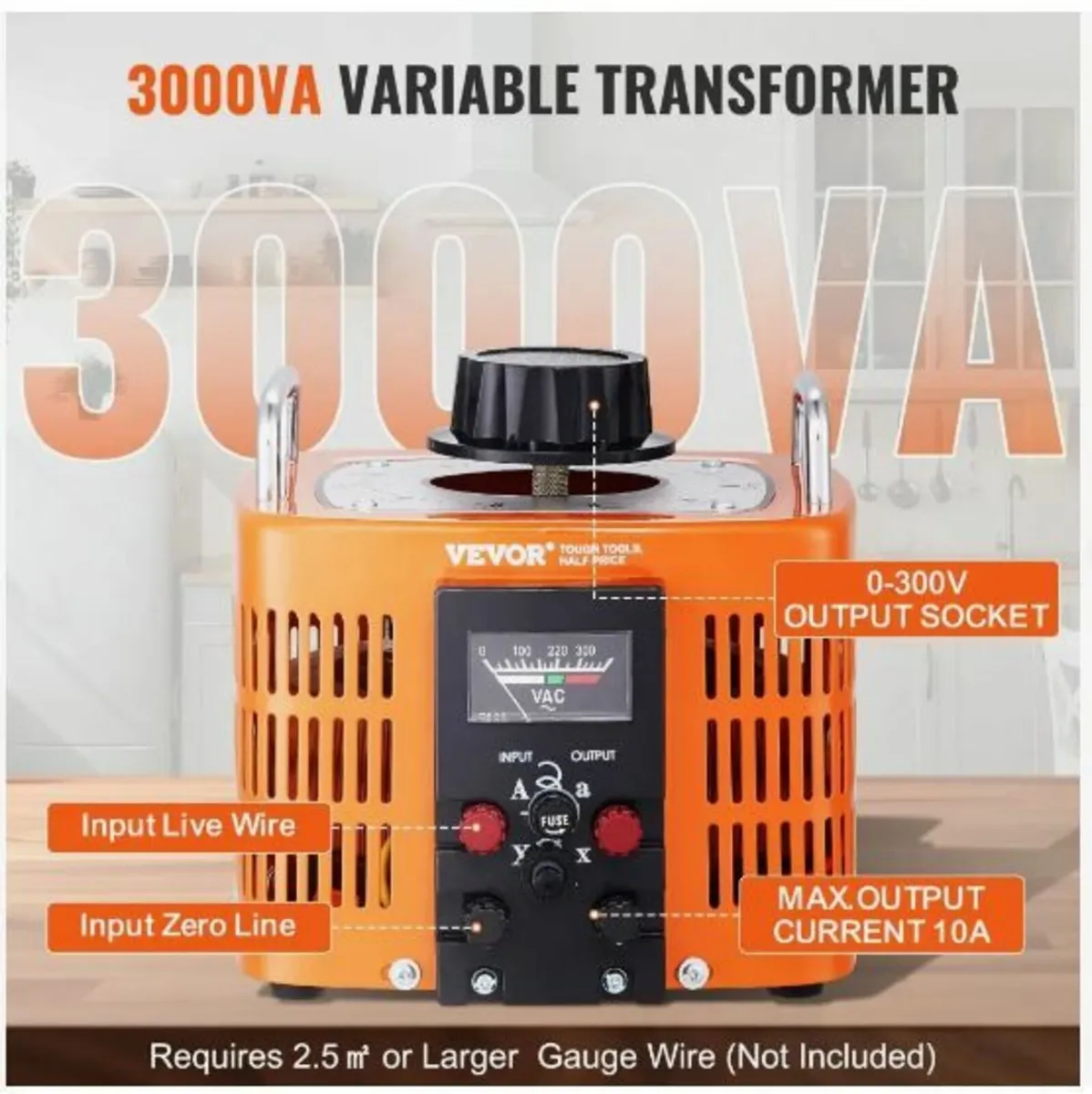 3000VA Variable Voltage Transformer - Image 3