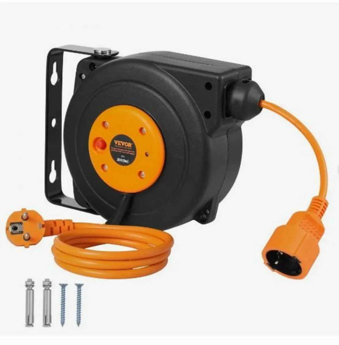 Retractable Extension Cord Reel Power - Image 1