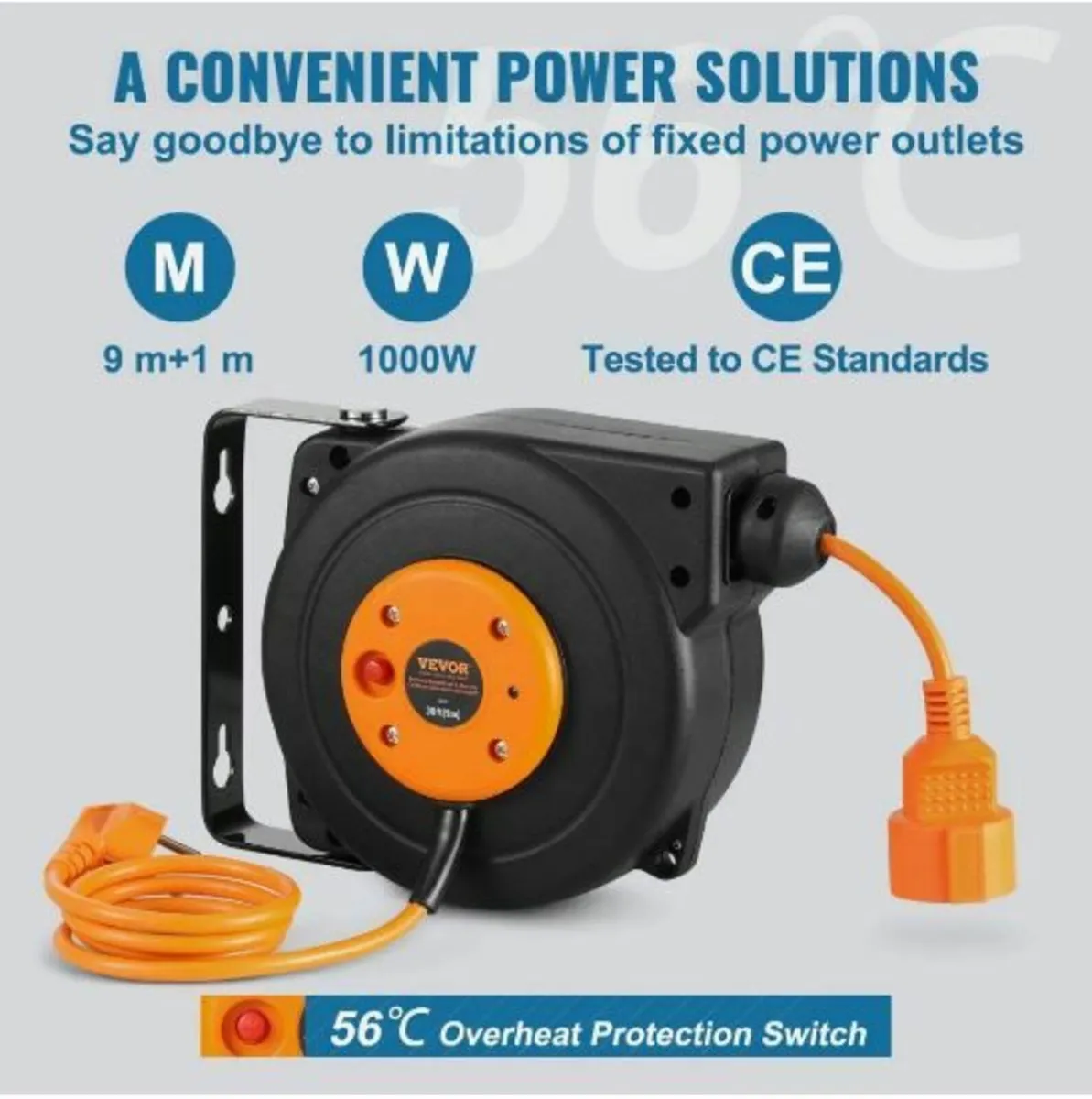 Retractable Extension Cord Reel Power - Image 4