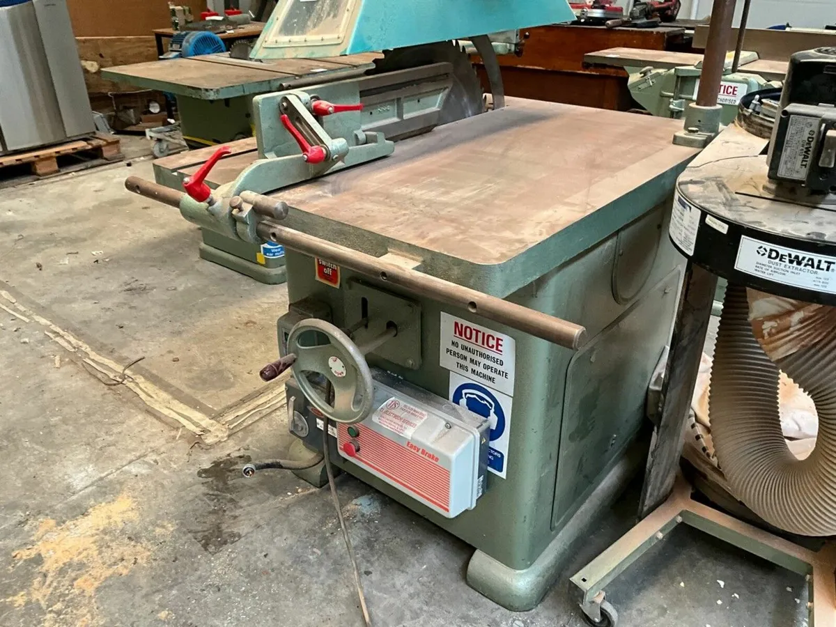 WADKIN BURSGREEN 3 PHASE TABLE SAW & DEWALT - Image 4