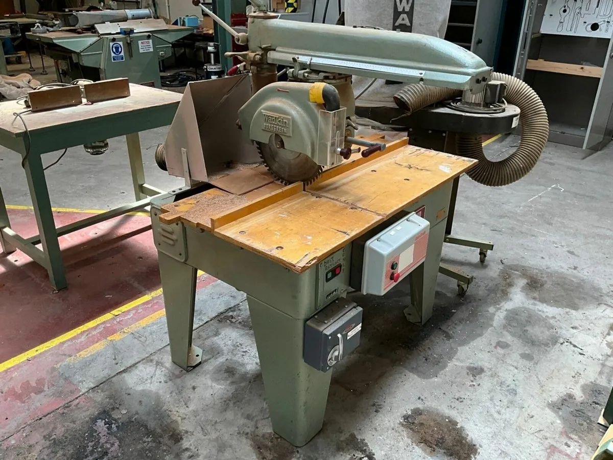 WADKIN BURSGREEN 3 PHASE RADIAL ARM SAW - Image 1