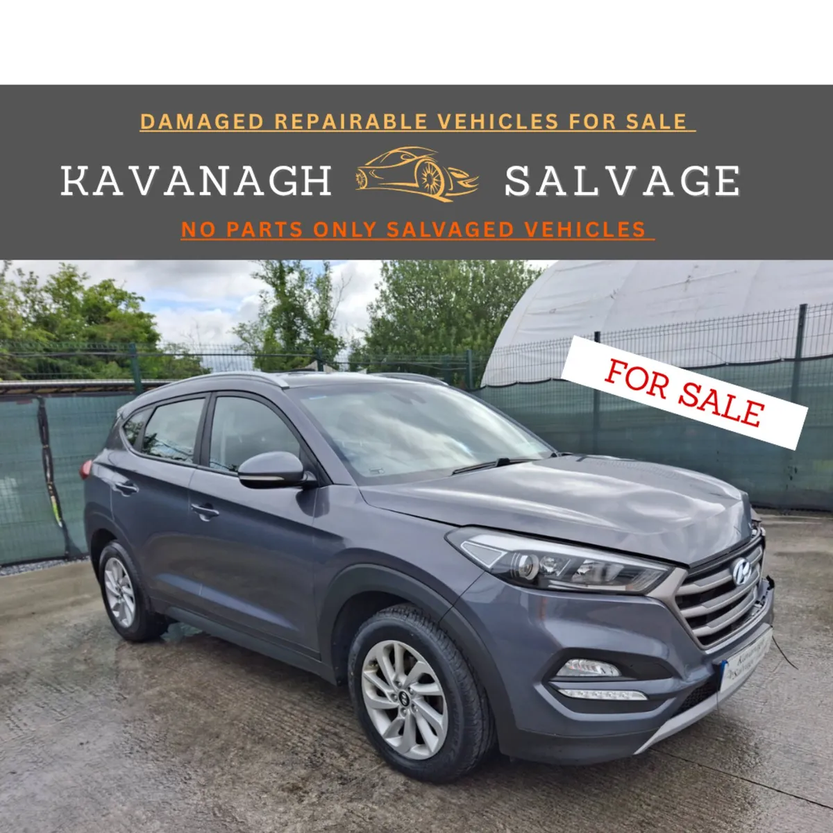 2018 Hyundai Tucson 80 miles .Light Damage - Image 1