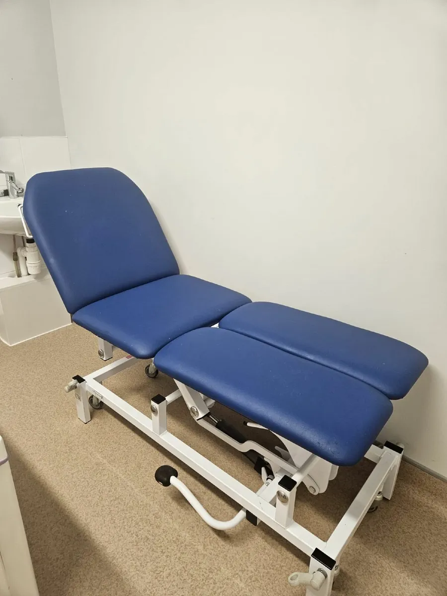 Treatment Couch Electrically Operated Split Leg - Image 1