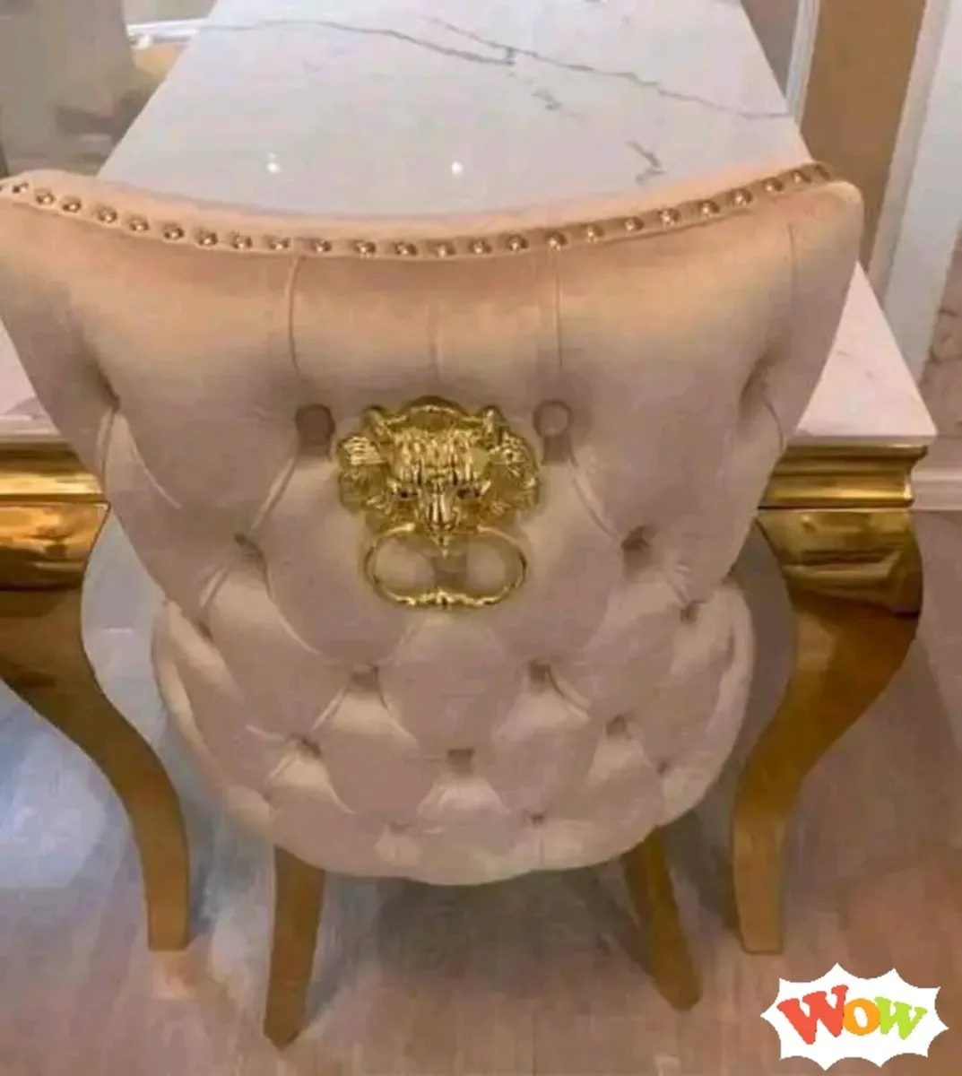Marble dining table Ballymena – 6 or 4 chairs
Bran - Image 1