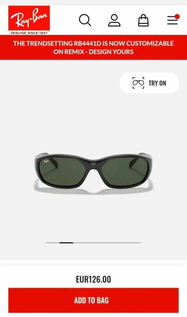 Ray-Ban RB 2016 DADDY-O W 3266 - Stan Idealny! - Image 1