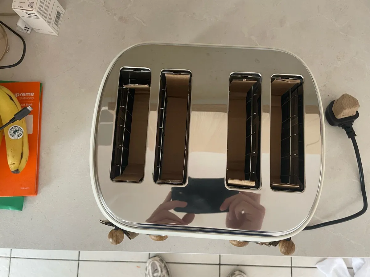 VONSHEF cream kettle and toaster bundle (URGENT) - Image 3