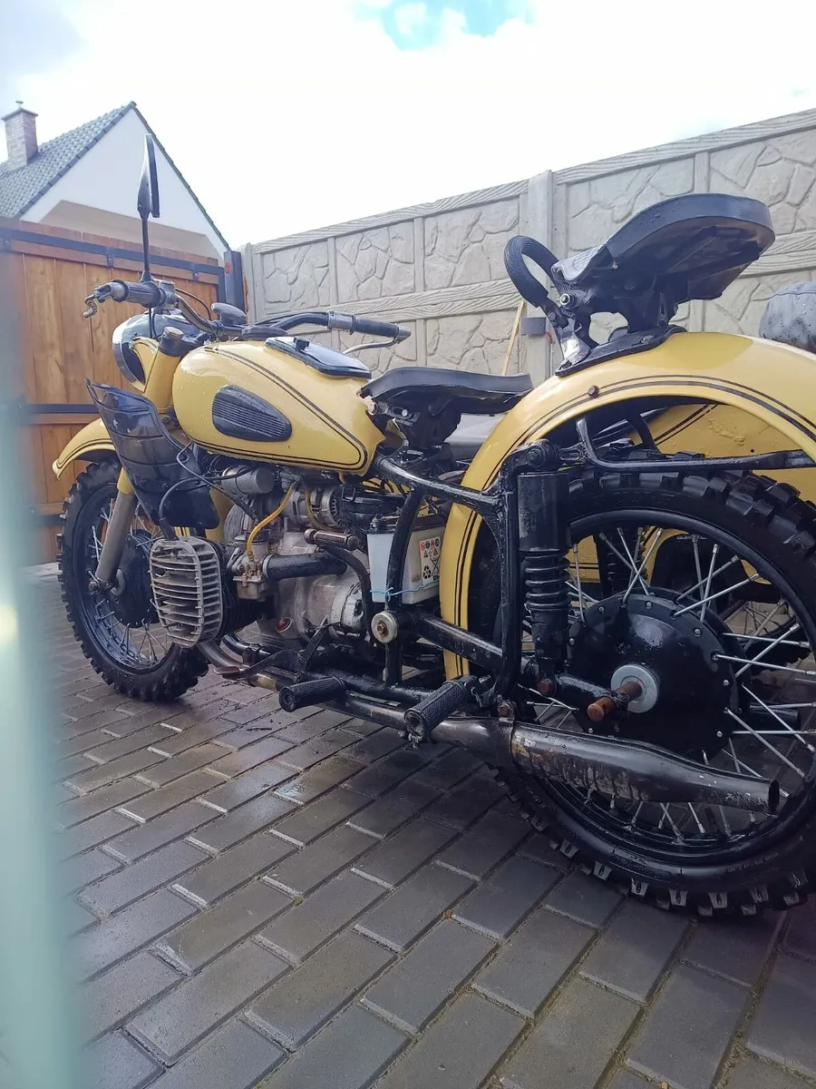 Vintage Zundapp  KV Motorbike with sidecar - Image 1