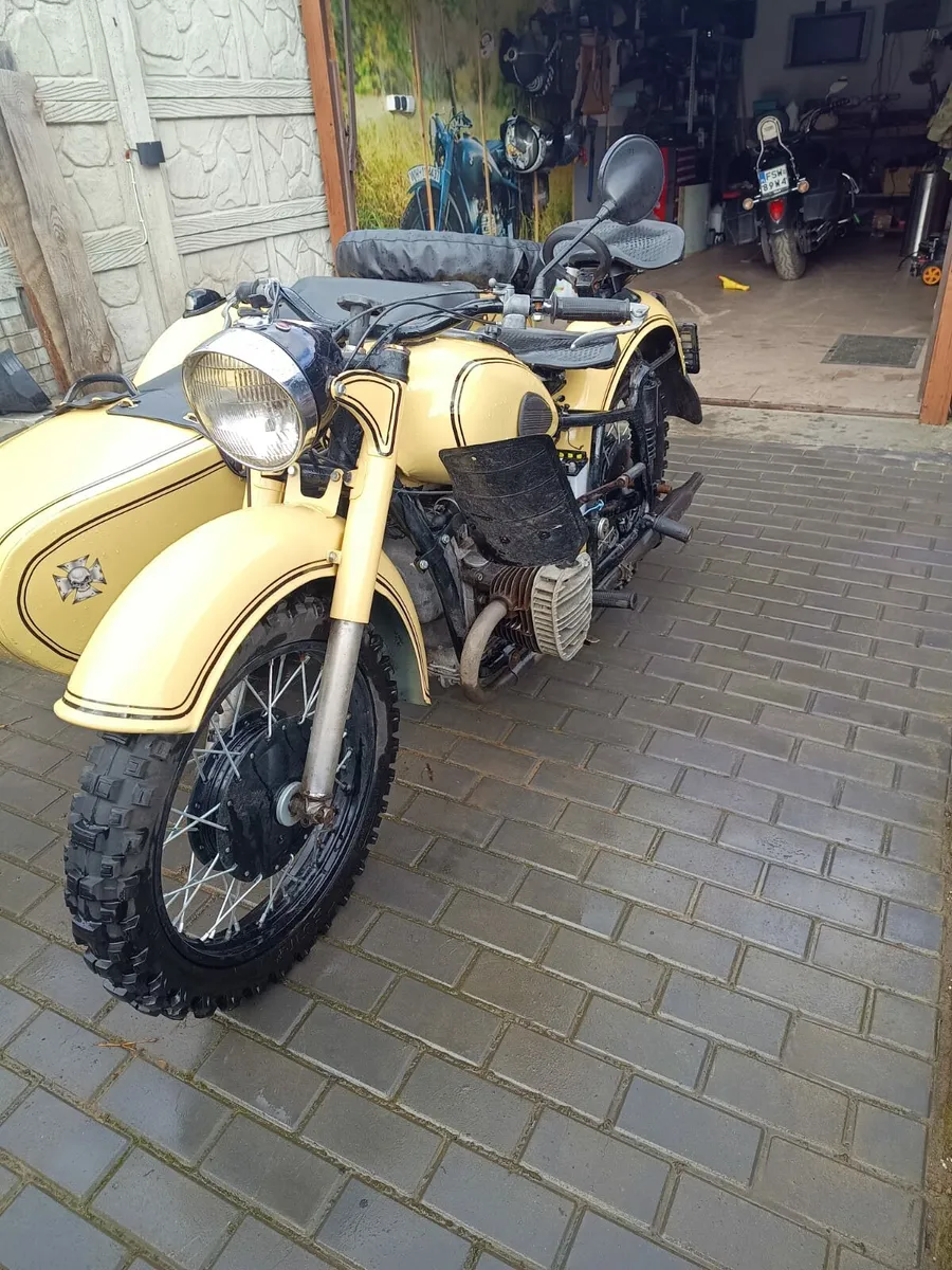 Vintage Zundapp  KV Motorbike with sidecar - Image 4