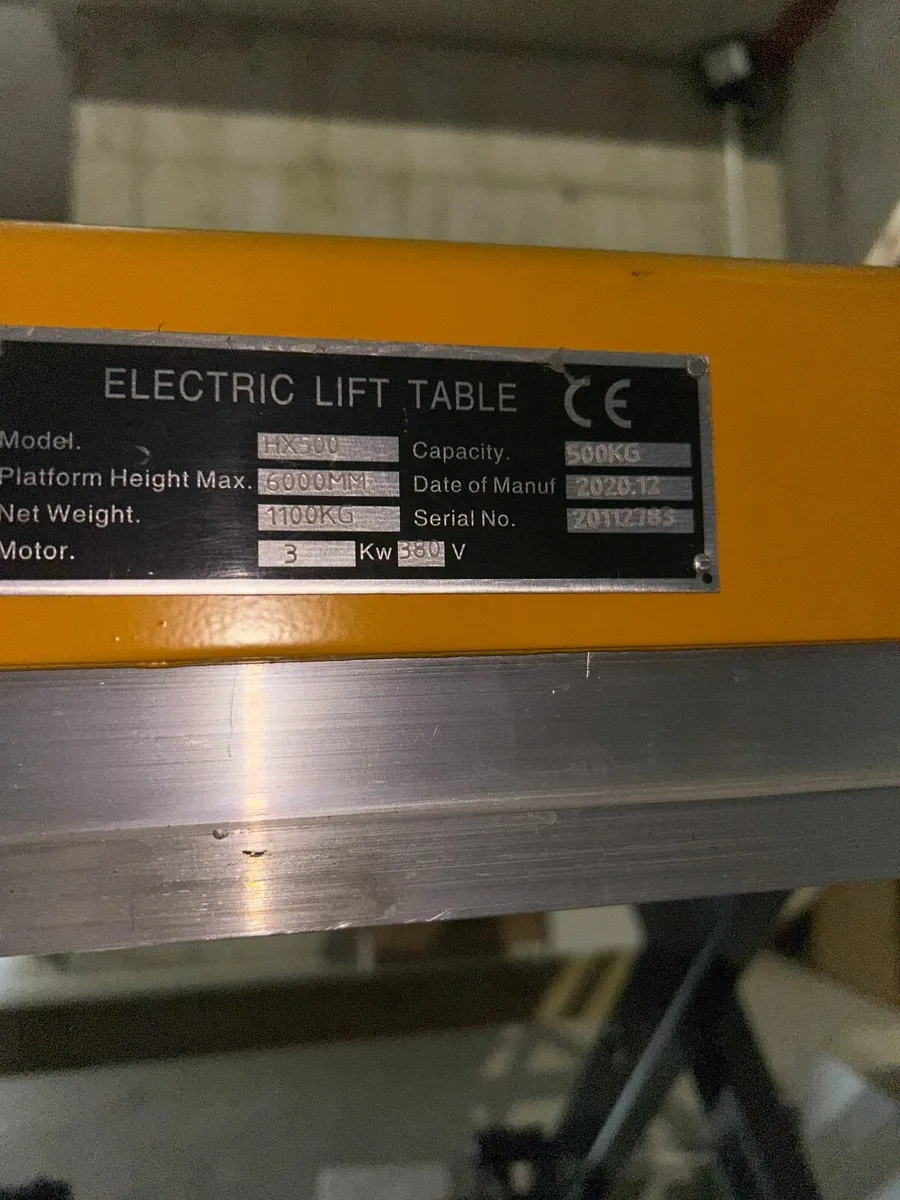 High Lift Scissor Tables - Image 4