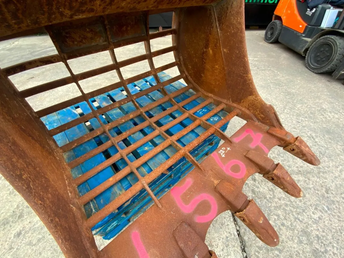 48" RIDDLE BUCKET......65mm PINS......1567t. - Image 4