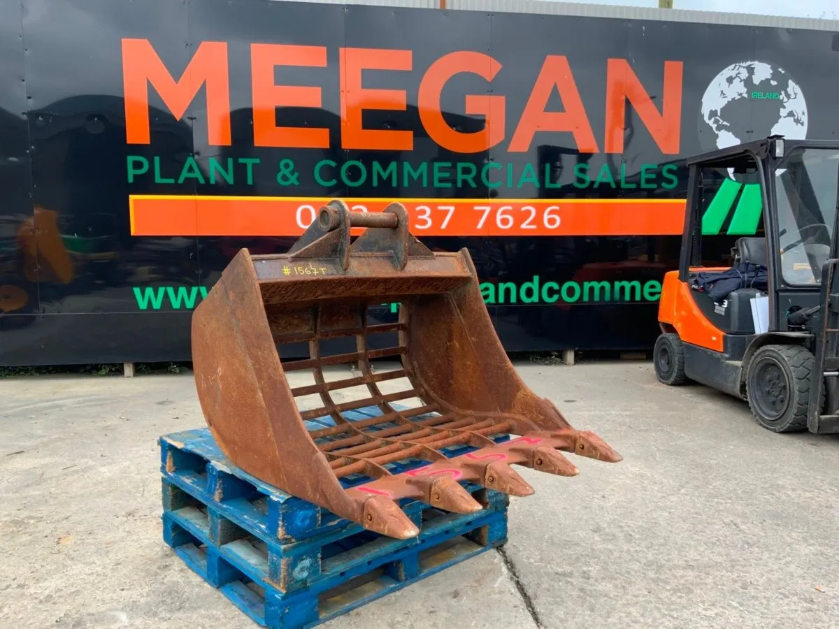 48" RIDDLE BUCKET......65mm PINS......1567t. - Image 1