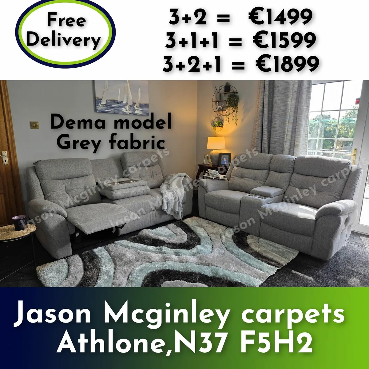 NEW Living Room Sofa - Dema, - Image 3