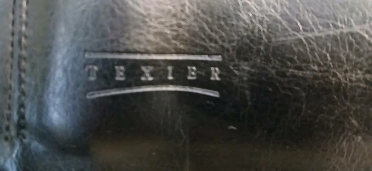 Texier Black Leather Briefcase - Image 2