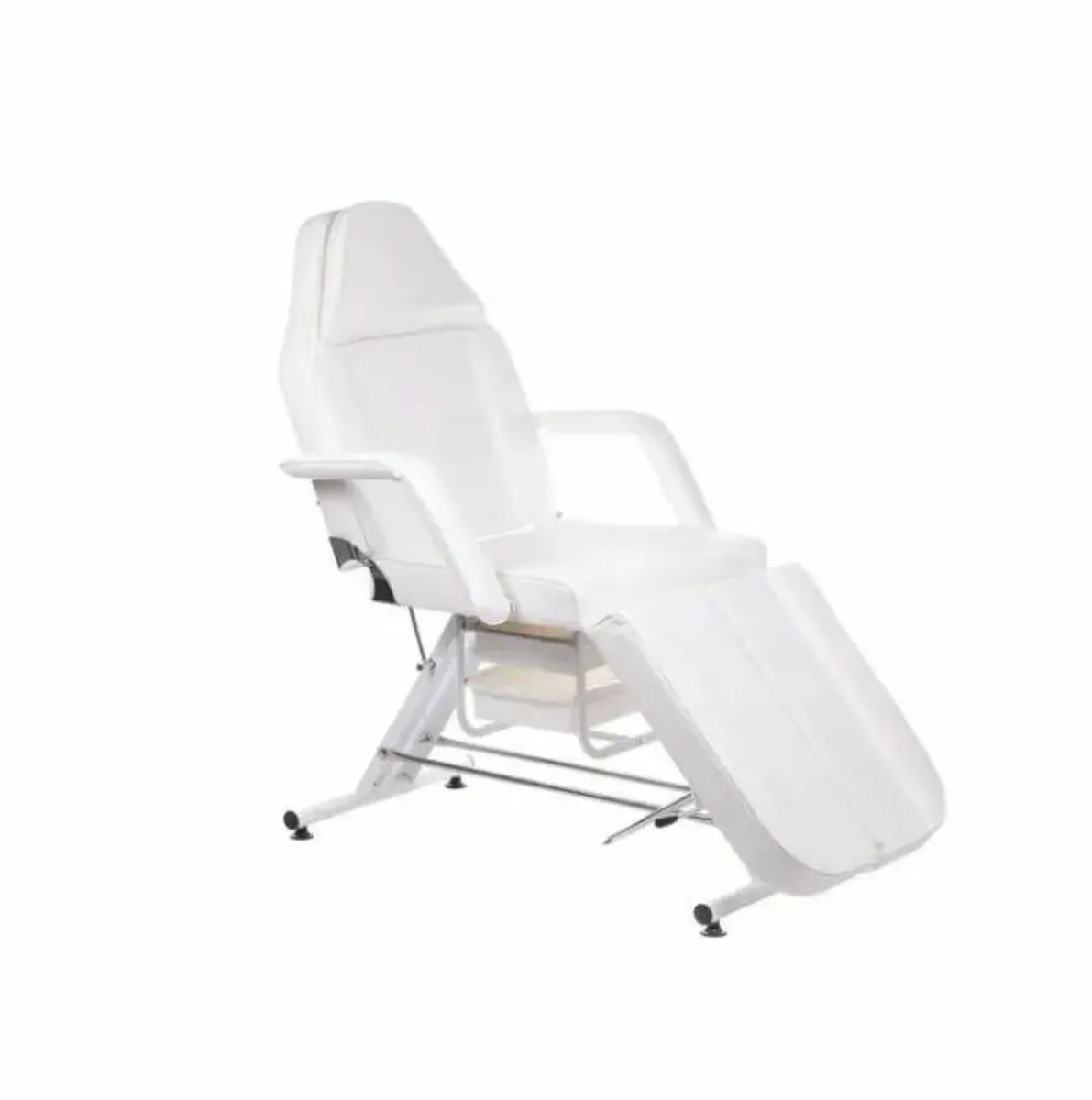 Beauty cosmetic bed chair with 2 cuvettes white - Image 3