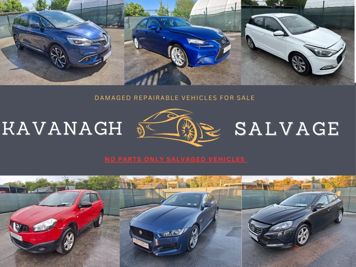 Ireland's LARGEST STOCK Of Damaged Repairable Cars - Image 1