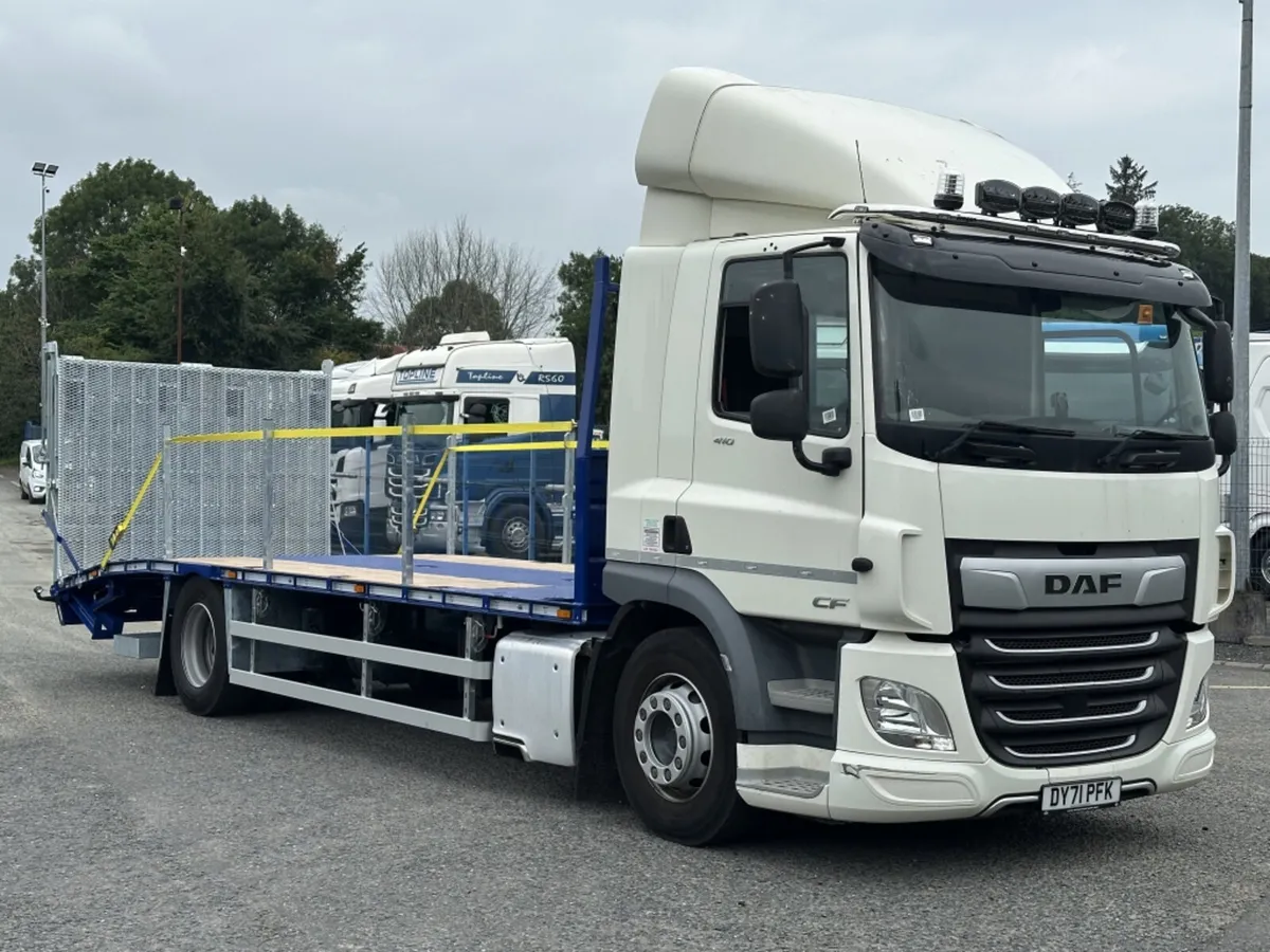 2021 (71) DAF CF 410 18 TON 4X2 BEAVERTAIL - Image 1