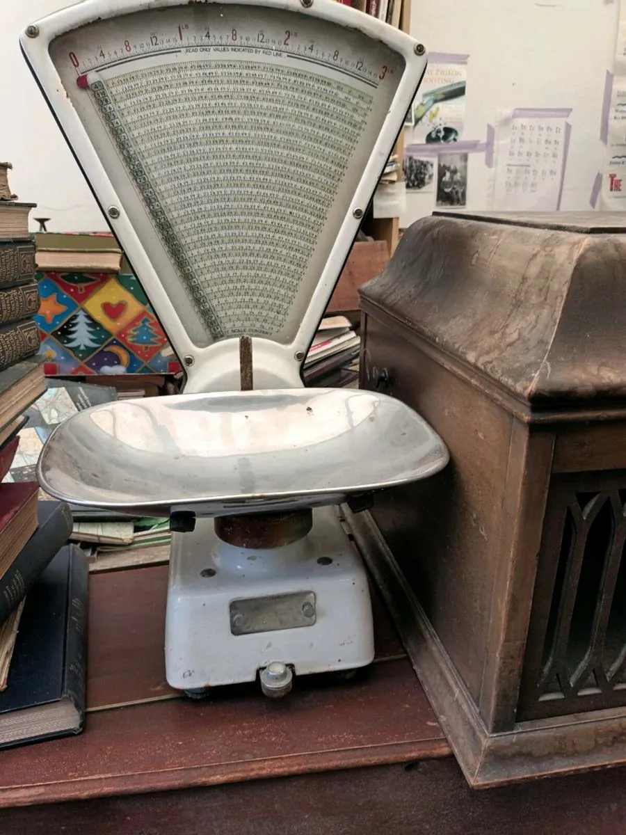 Antique 3lb swift weighing scales. - Image 1