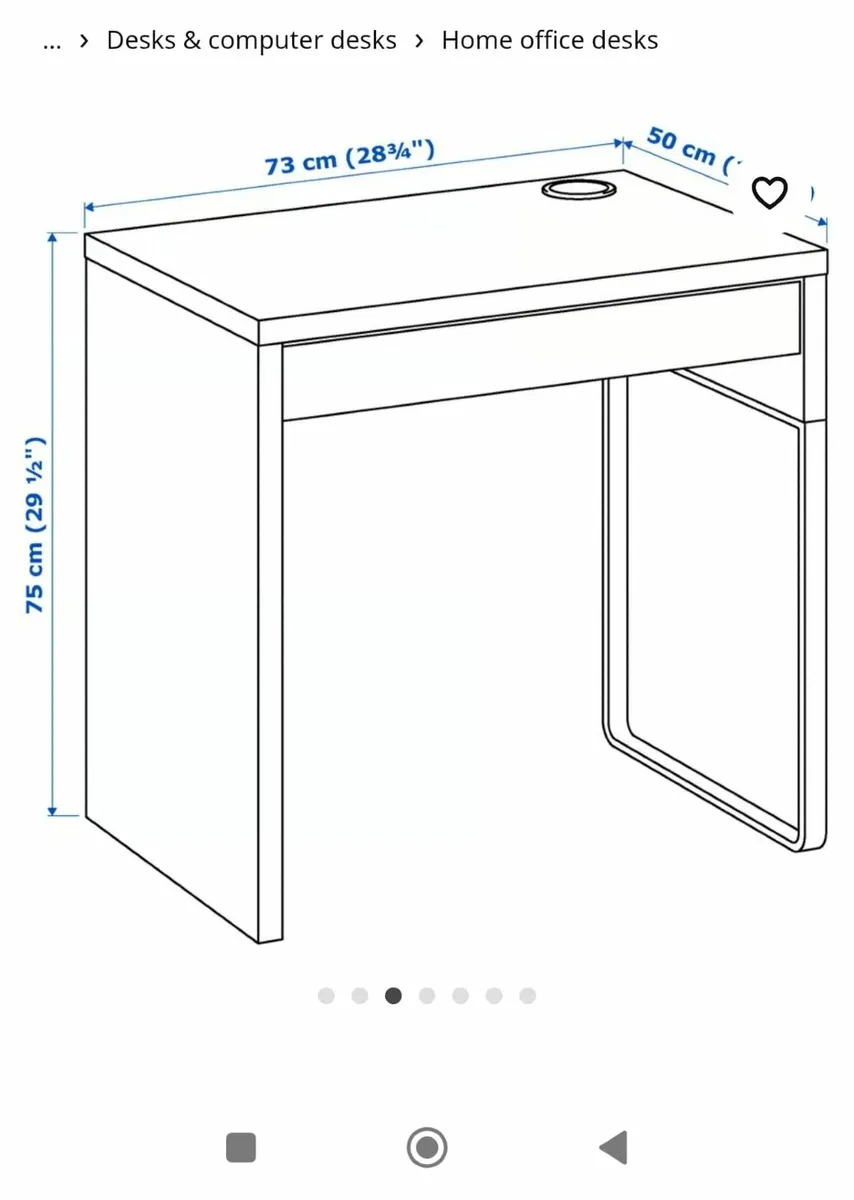 desk and chair - Image 1