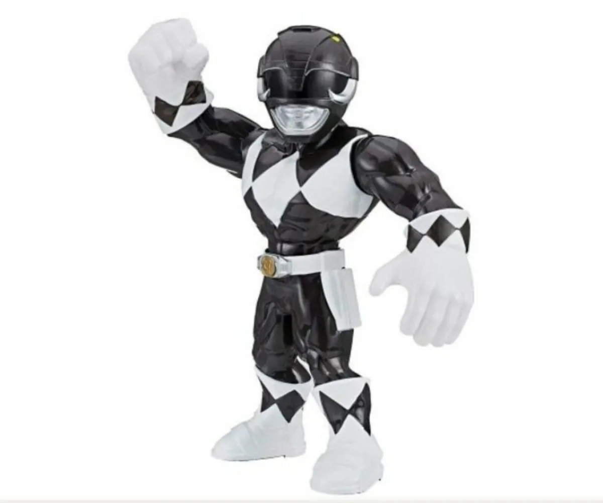 Power Rangers Mega Mighties Black Ranger Figure - Image 2