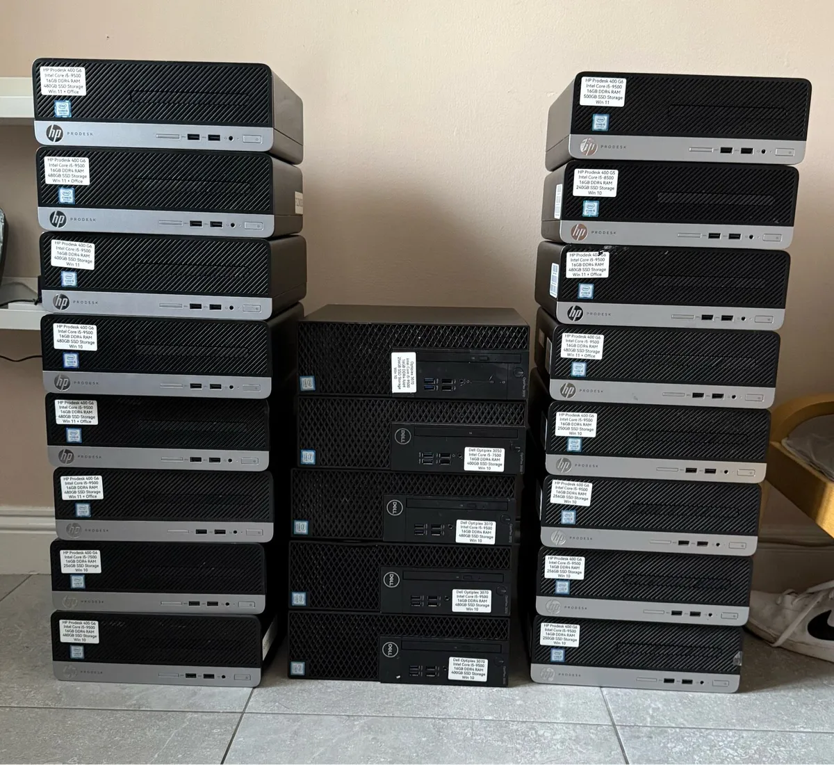 HP / Dell Desktops i5 pro 16-456-480 ssd win 11 - Image 2