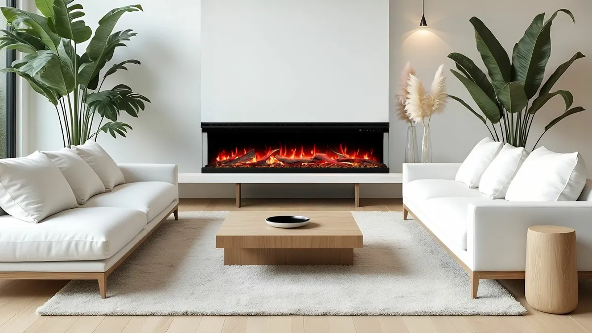 3 sides electric fireplace NEW MODEL - Image 2