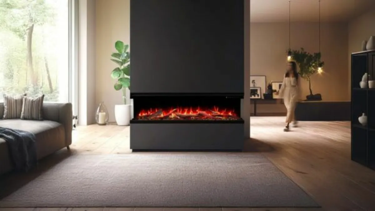 3 sides electric fireplace NEW MODEL - Image 3