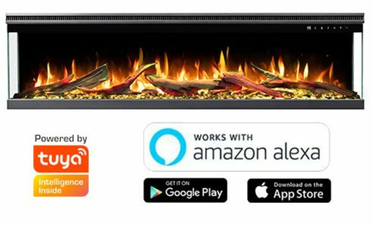 3 sides electric fireplace NEW MODEL - Image 4