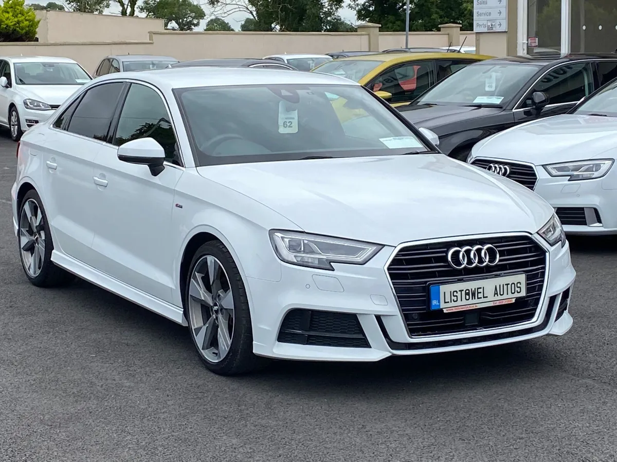 S-LINE **181 AUDI A3 SALOON 1.4 AUTOMATIC, WHITE - Image 4