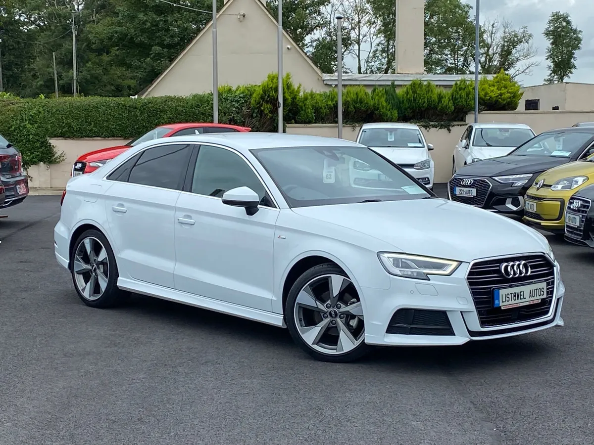 S-LINE **181 AUDI A3 SALOON 1.4 AUTOMATIC, WHITE - Image 2