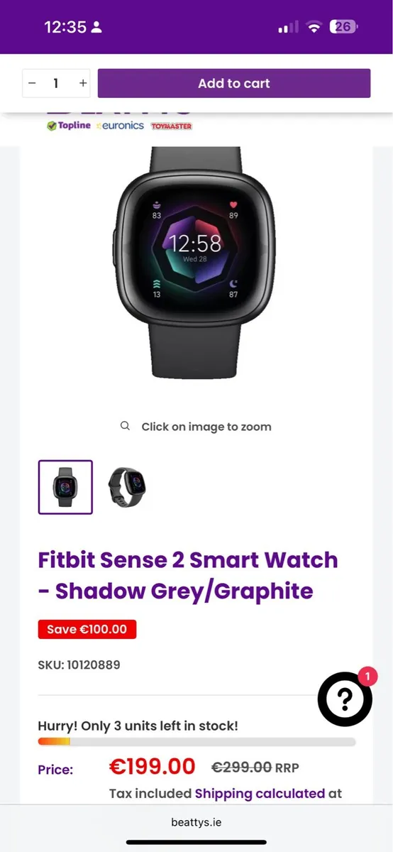 Fit bit sense 2 - Image 3