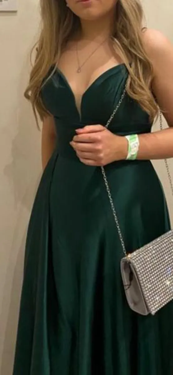 Simply Divine Green Debs Dress - Image 3