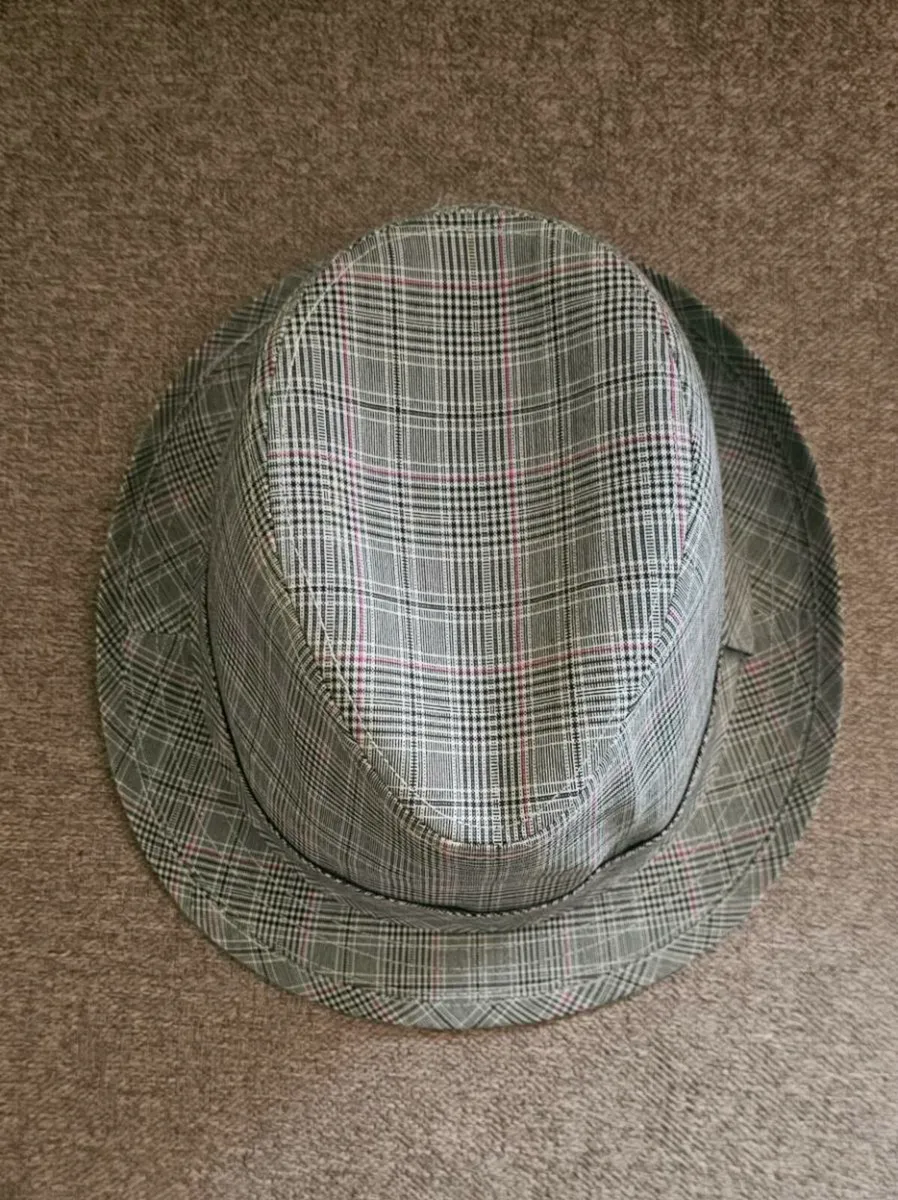 Lili & Poppy Checked Fedora Hat - size S - Image 4