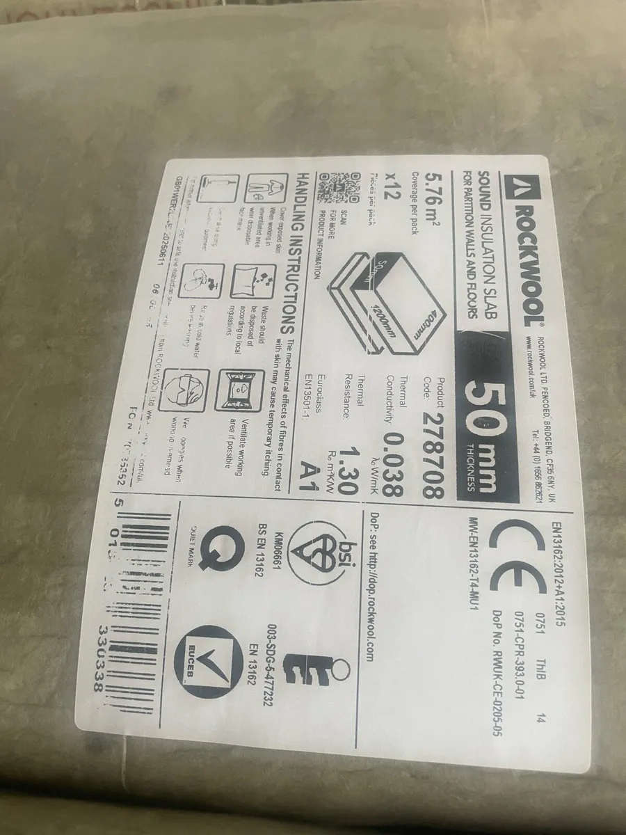 Rockwell insulation 50ml sheets - Image 2